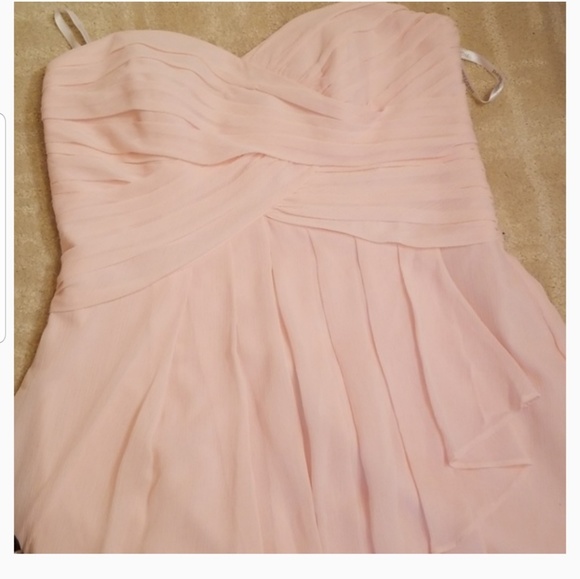 ✅David's Bridal Petal Crinkle Chiffon Sz 14 - Picture 4 of 5